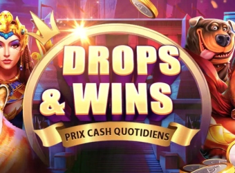 Gagnez des prix chaque jour pendant la spéciale DROPS & WINS sur Cresus Casino