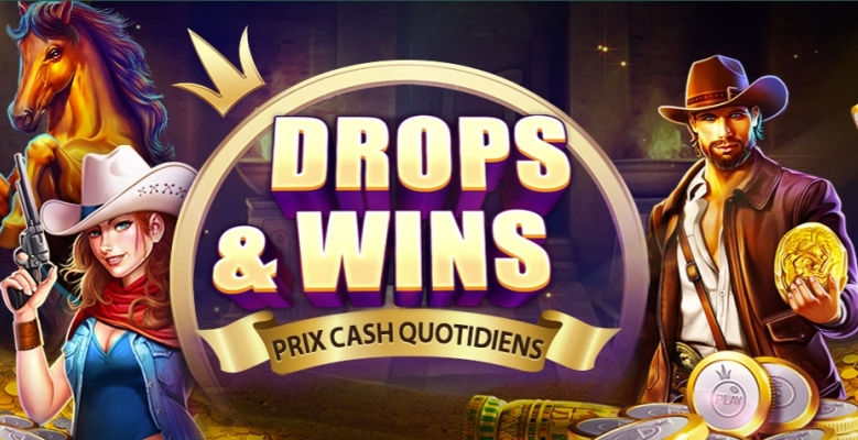 Drops & Wins sur Cresus Casino: 2 500 000 € à partager !